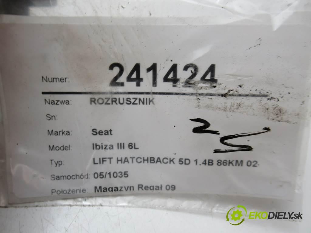 Seat Ibiza III 6L  2007  LIFT HATCHBACK 5D 1.4B 86KM 02-08 1390 Štartér 0001120406 (Štartéry)