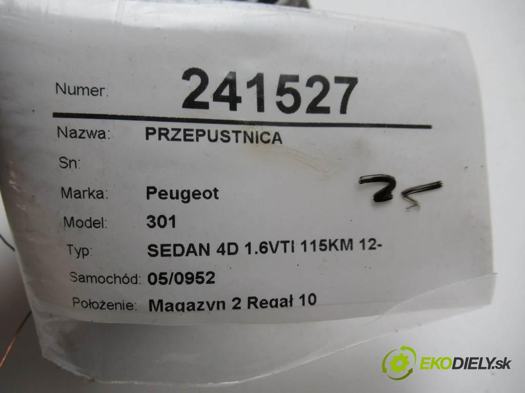 Peugeot 301  2013 85 kW SEDAN 4D 1.6VTI 115KM 12- 1600 škrtíci klapka 9672486980 (Škrticí klapky)
