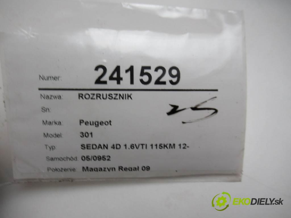 Peugeot 301  2013 85 kW SEDAN 4D 1.6VTI 115KM 12- 1600 Štartér 9648644680 (Štartéry)