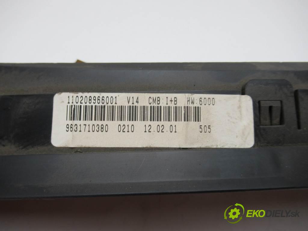 Citroen Xsara Picasso  2001 66 kW 2.0HDI 90KM 99-04 2000 Prístrojovka 9631710380 (Prístrojové dosky, displeje)