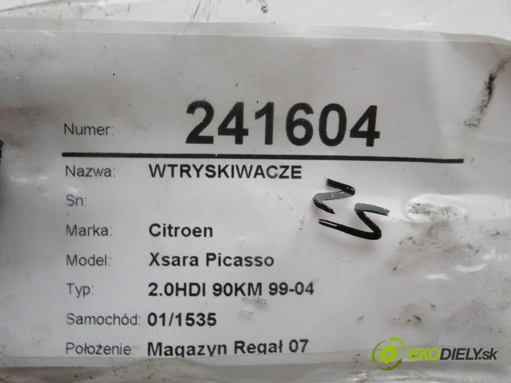 Citroen Xsara Picasso  2001 66 kW 2.0HDI 90KM 99-04 2000 Vstrekovacie ventily 0445110044 (Vstrekovacie ventily)