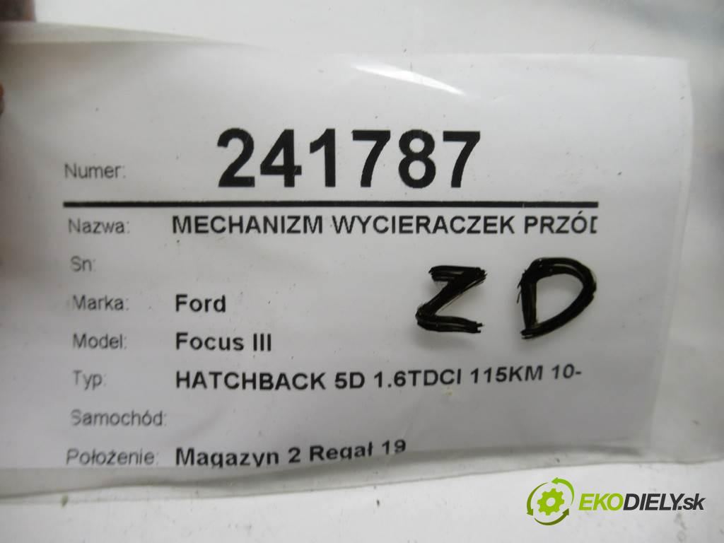 Ford Focus III    MK3 HATCHBACK 5D 1.6TDCI 115KM 10-14  motorek stěračů přední část pravý BM51-17504-BH