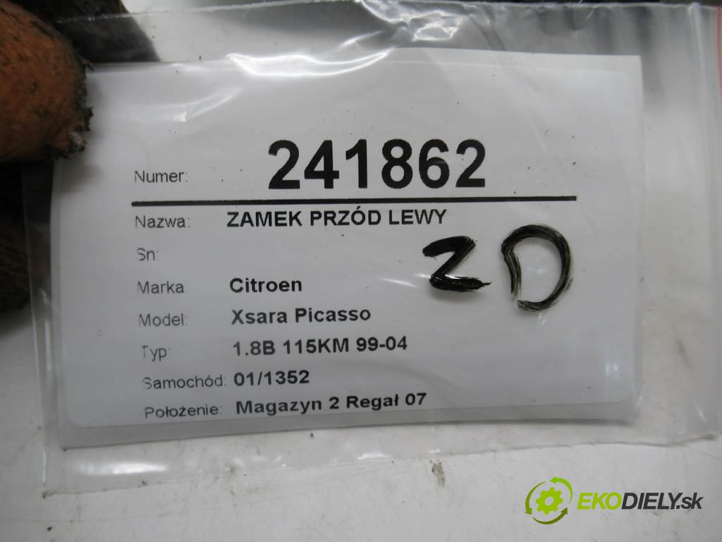 Citroen Xsara Picasso  2000 85 kW 1.8B 115KM 99-04 1800 zámok přední část levý