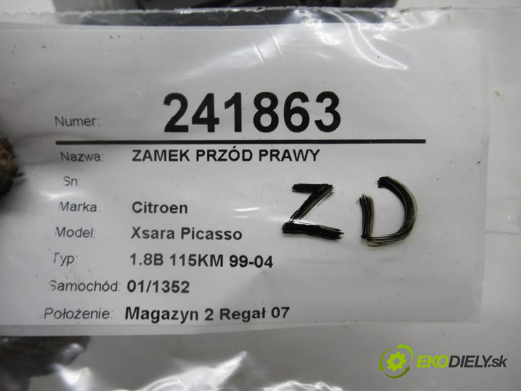 Citroen Xsara Picasso  2000 85 kW 1.8B 115KM 99-04 1800 zámok predný pravy