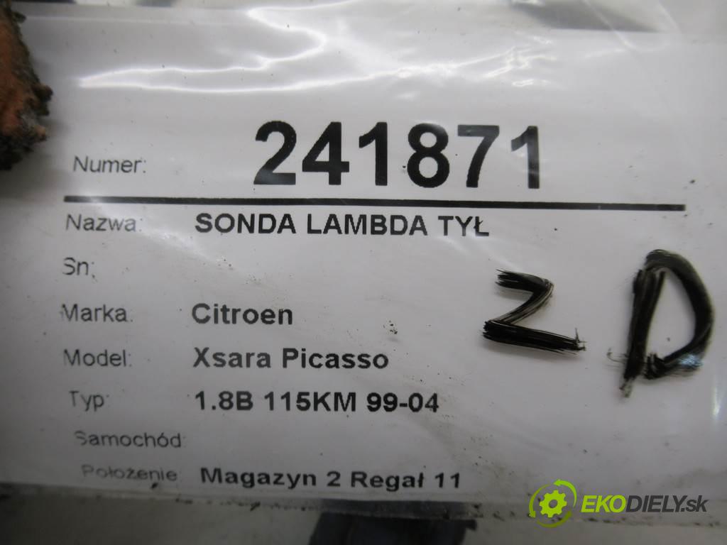 Citroen Xsara Picasso    1.8B 115KM 99-04  sonda lambda zad 9636968580 (Lambda sondy)