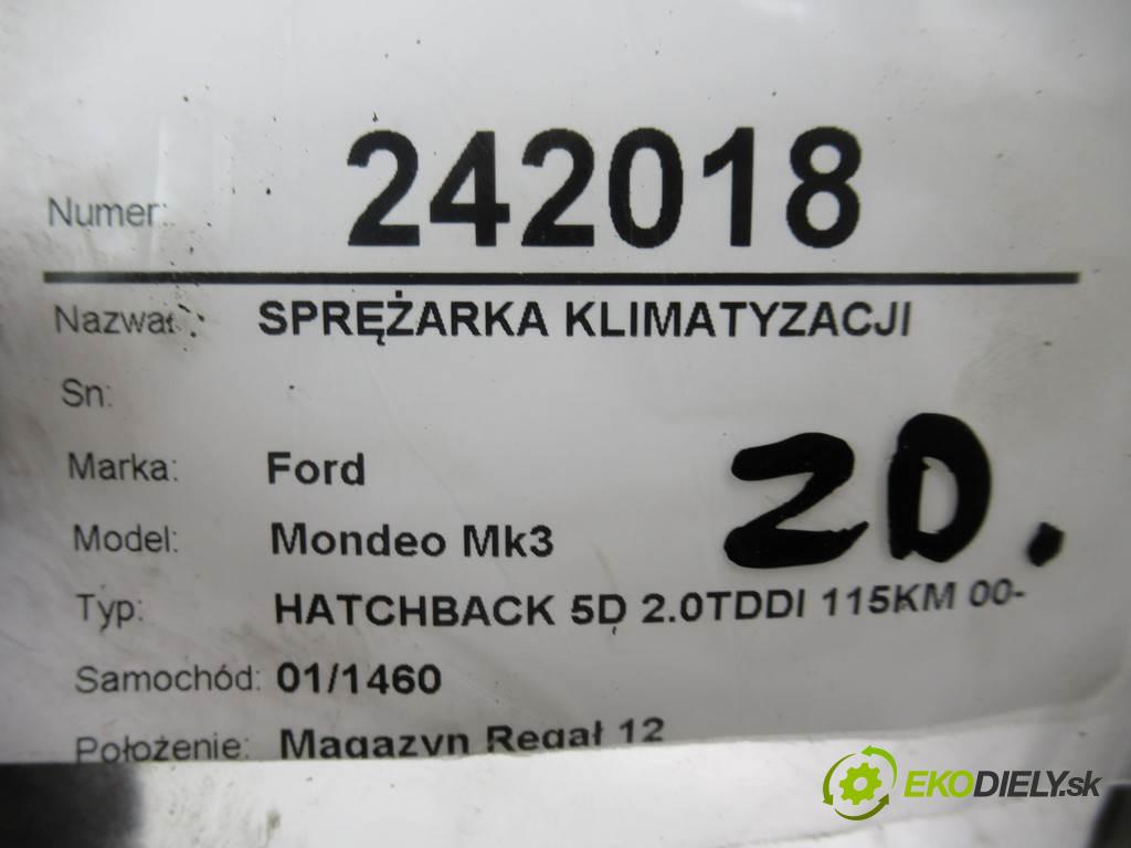Ford Mondeo Mk3  2002  HATCHBACK 5D 2.0TDDI 115KM 00-07 2000 Kompresor klimatizácie 1L3H-19D786-AA (Kompresory klimatizácie)