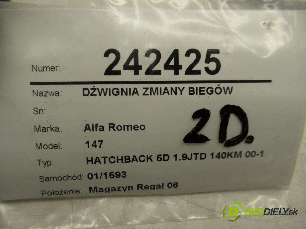 Alfa Romeo 147  2004  HATCHBACK 5D 1.9JTD 140KM 00-10 1900 Kulisa - - 55347086 (Rýchlostné páky / kulisy)