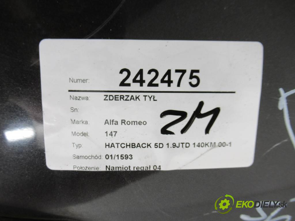 Alfa Romeo 147  2004  HATCHBACK 5D 1.9JTD 140KM 00-10 1900 nárazník zadní část