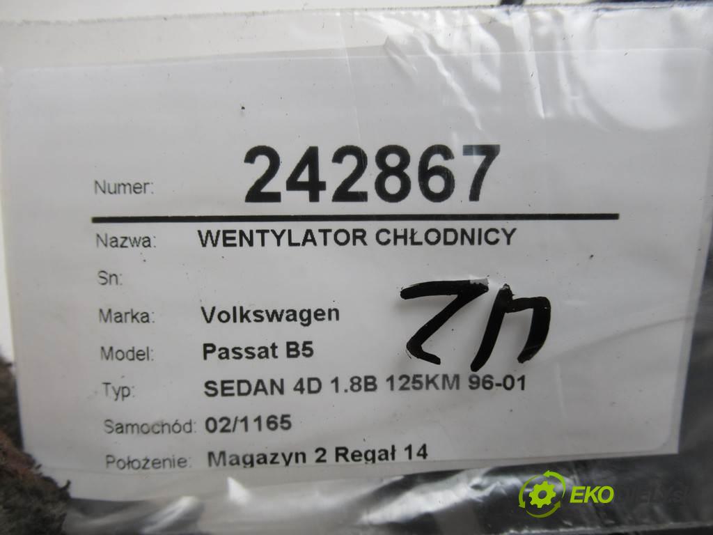 Volkswagen Passat B5  1997  SEDAN 4D 1.8B 125KM 96-01 1800 Ventilátor chladiča  (Ventilátory)