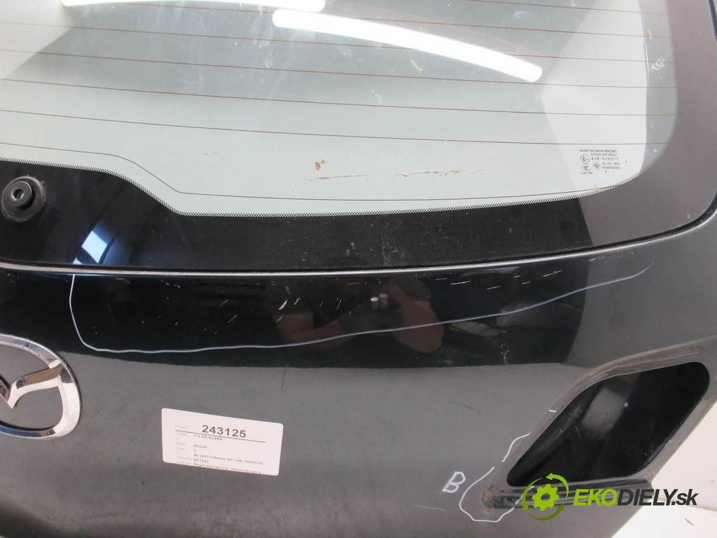 Mazda 3  2005  BK HATCHBACK 5D 1.6B 105KM 03-09 1600 zadní část kapota  (Zadní kapoty)