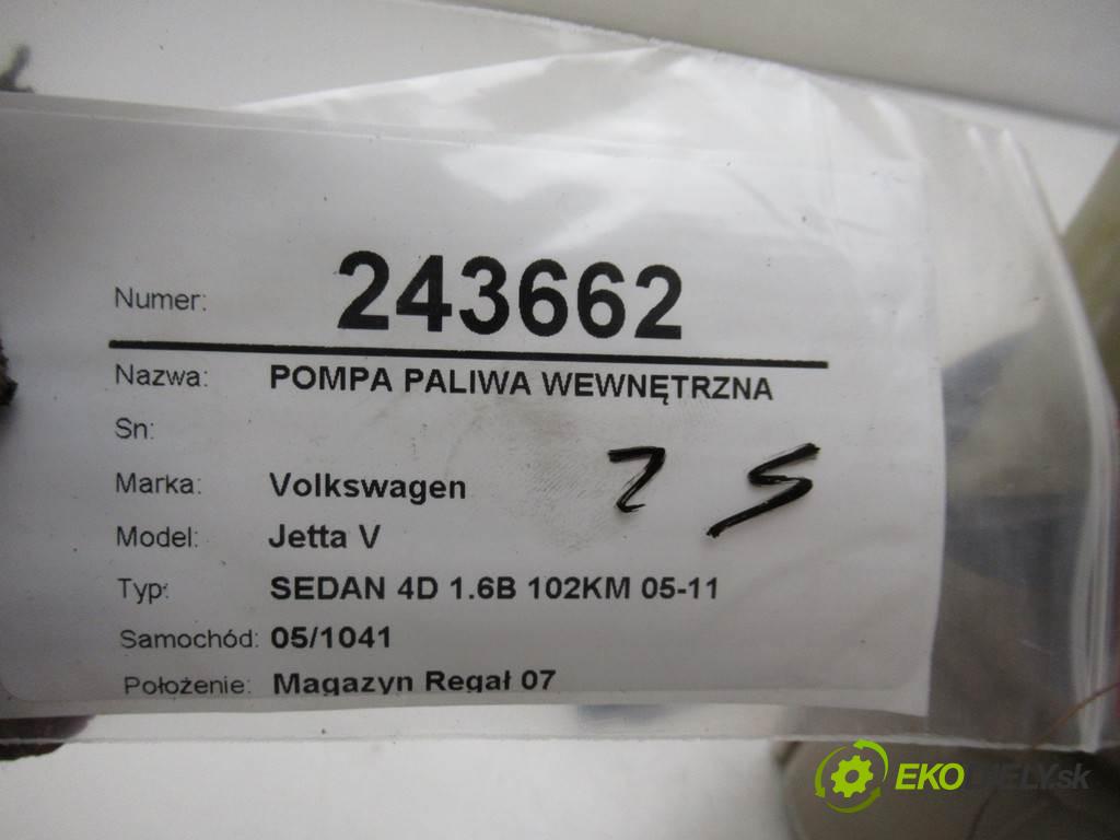 Volkswagen Jetta V  2006  SEDAN 4D 1.6B 102KM 05-11 1600 Pumpa paliva vnútorná AQ2C53041386 (Palivové pumpy, čerpadlá, plaváky)