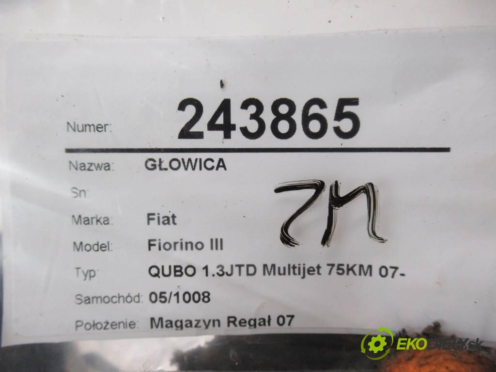 Fiat Fiorino III  2014 55 kW QUBO 1.3JTD Multijet 75KM 07- 1248 hlava válců  (Hlavy válců)