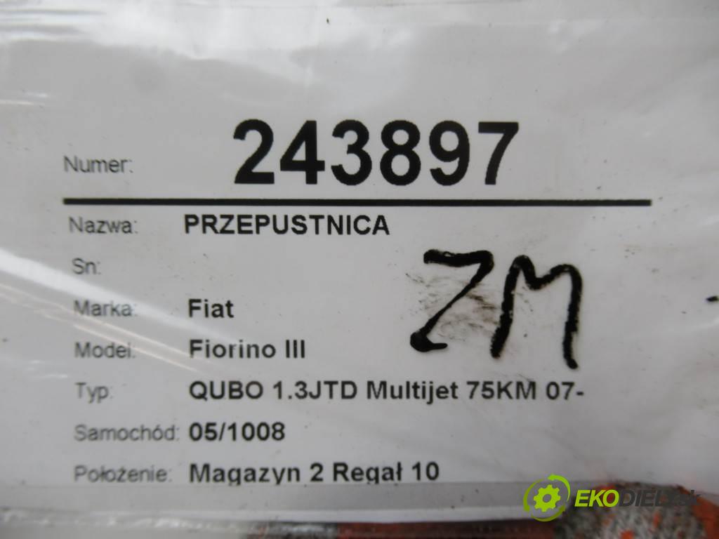 Fiat Fiorino III  2014 55 kW QUBO 1.3JTD Multijet 75KM 07- 1248 škrtíci klapka 55255919 (Škrticí klapky)