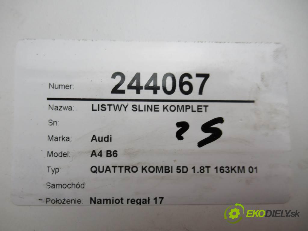 Audi A4 B6    QUATTRO KOMBI 5D 1.8T 163KM 01-04  lišty S-line -