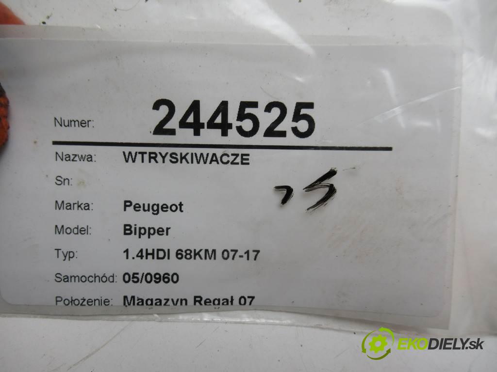 Peugeot Bipper  2010 50 kW 1.4HDI 68KM 07-17 1400 Vstrekovacie ventily 0445110252 (Vstrekovacie ventily)