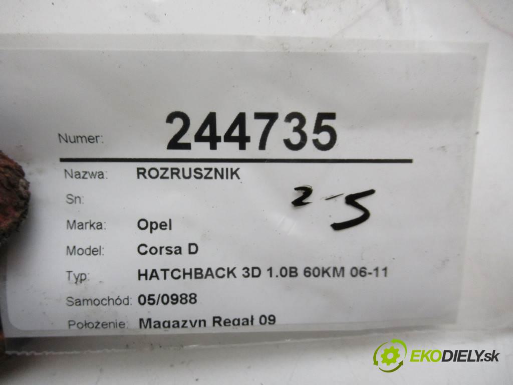 Opel Corsa D   2008  HATCHBACK 3D 1.0B 60KM 06-11 1000 Štartér 0001107436 (Štartéry)
