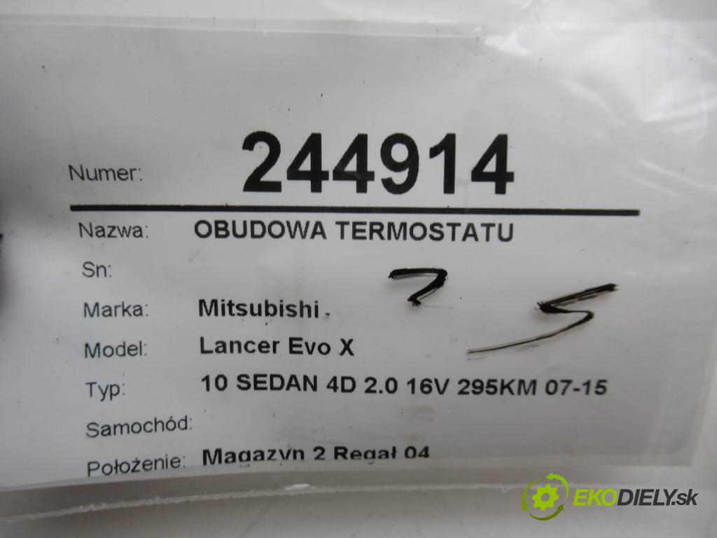 Mitsubishi Lancer Evo X    10 SEDAN 4D 2.0 16V 295KM 07-15  Obal termostatu  (Príruby, termostaty a obaly termostatov)