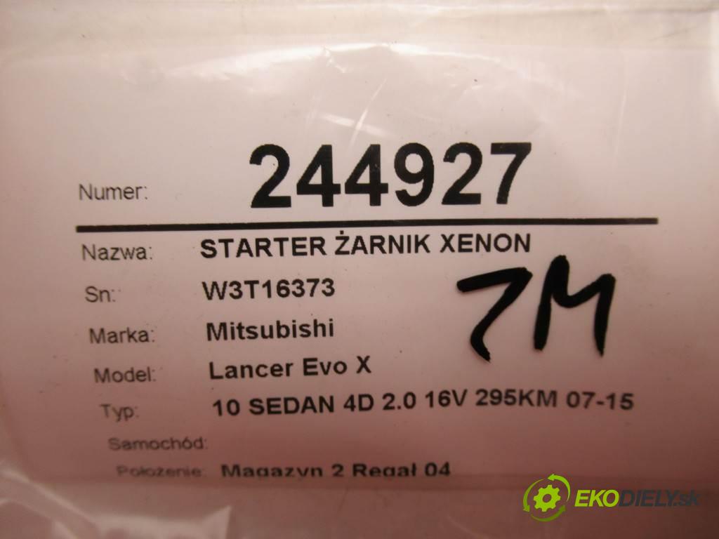 Mitsubishi Lancer Evo X    10 SEDAN 4D 2.0 16V 295KM 07-15  starter xenon XENON W3T16373