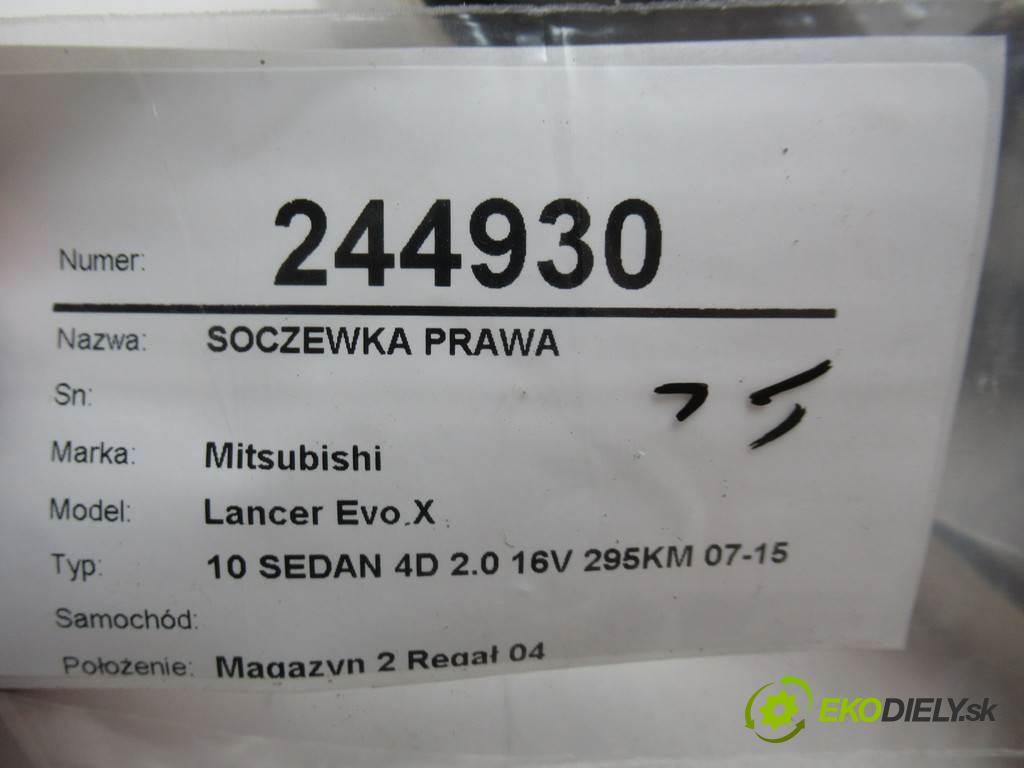 Mitsubishi Lancer Evo X    10 SEDAN 4D 2.0 16V 295KM 07-15  Šošovka pravá