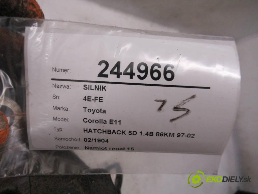 Toyota Corolla E11  1998  HATCHBACK 5D 1.4B 86KM 97-02 1332 Motor 4E-FE (Motory (kompletné))