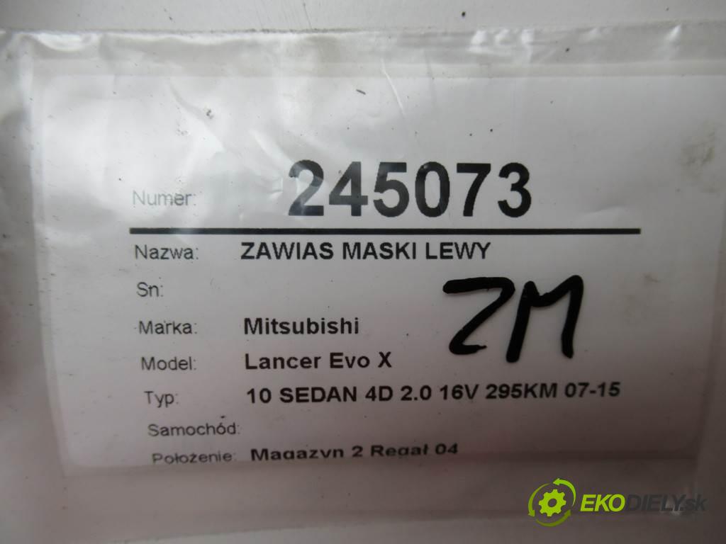 Mitsubishi Lancer Evo X    10 SEDAN 4D 2.0 16V 295KM 07-15  Záves kapoty ľavy