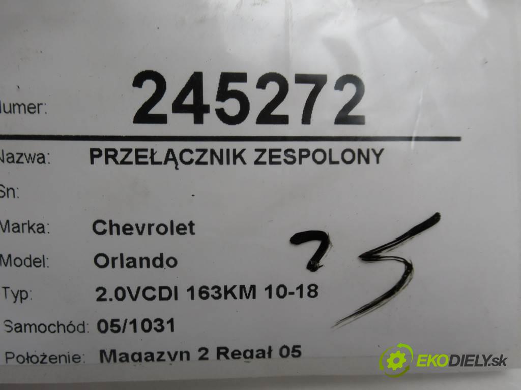 Chevrolet Orlando  2011 120 kW 2.0VCDI 163KM 10-18 2000 Prepínač kombinovaný 25849366 (Prepínače, spínače, tlačidlá a ovládače kúrenia)