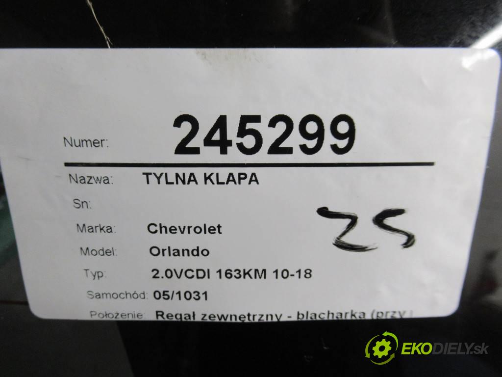 Chevrolet Orlando  2011 120 kW 2.0VCDI 163KM 10-18 2000 zadná kapota  (Zadné kapoty)