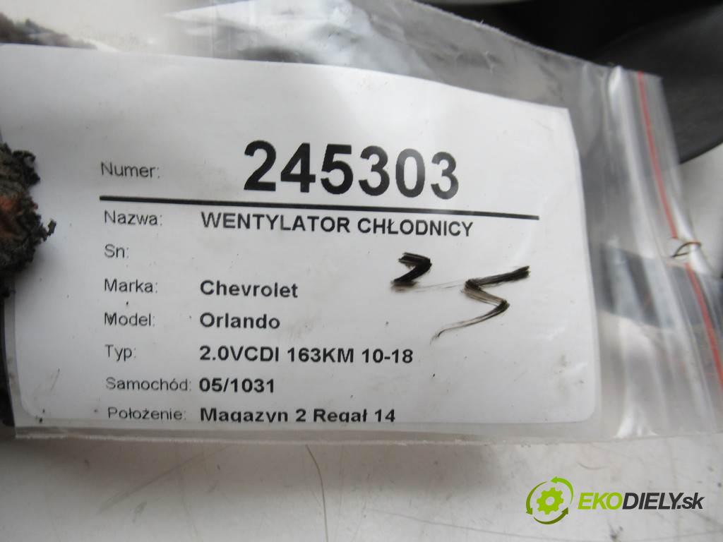 Chevrolet Orlando  2011 120 kW 2.0VCDI 163KM 10-18 2000 ventilátor chladiče 52421097 (Ventilátory)