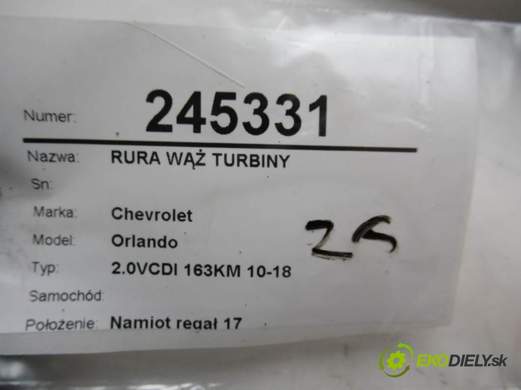 Chevrolet Orlando    2.0VCDI 163KM 10-18  Rúra hadice turba 95044894 (Hadice intercoolera)