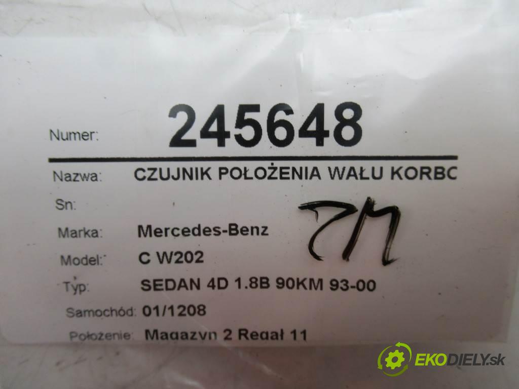Mercedes-Benz C W202  1996  SEDAN 4D 1.8B 90KM 93-00 1800 Snímač pozície hriadeľa kľukového 0031535028   0261210086 (Snímače polohy kľuky, vačky)