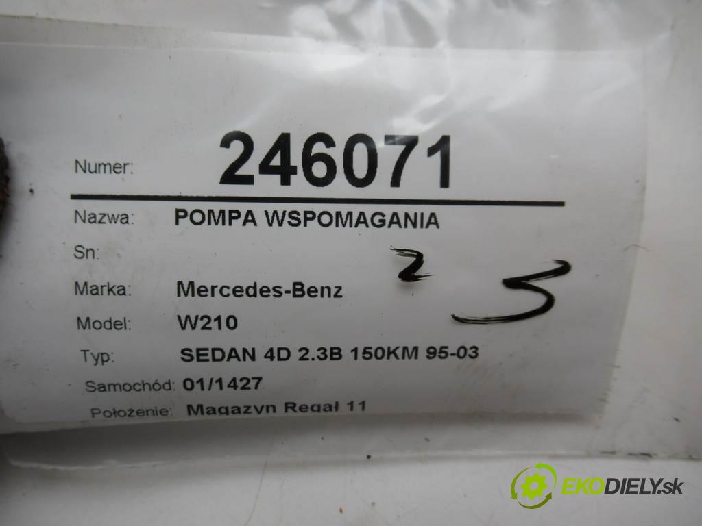 Mercedes-Benz W210  1996  SEDAN 4D 2.3B 150KM 95-03 2300 pumpa servočerpadlo  (Servočerpadlá, pumpy řízení)