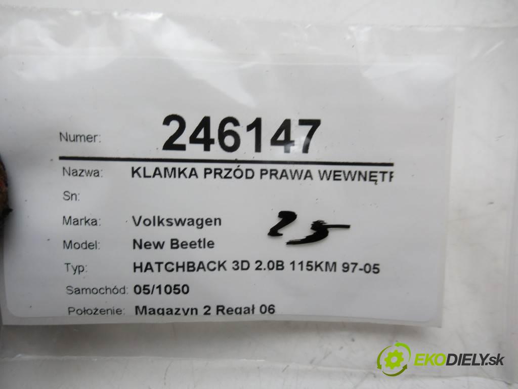 Volkswagen New Beetle  1999  HATCHBACK 3D 2.0B 115KM 97-05 2000 klika přední část pravá vnitřní 1C1837114C