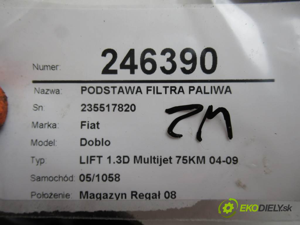 Fiat Doblo  2009 55 kW LIFT 1.3D Multijet 75KM 04-09 1248 obal filtra paliva 235517820 (Kryty palivové)