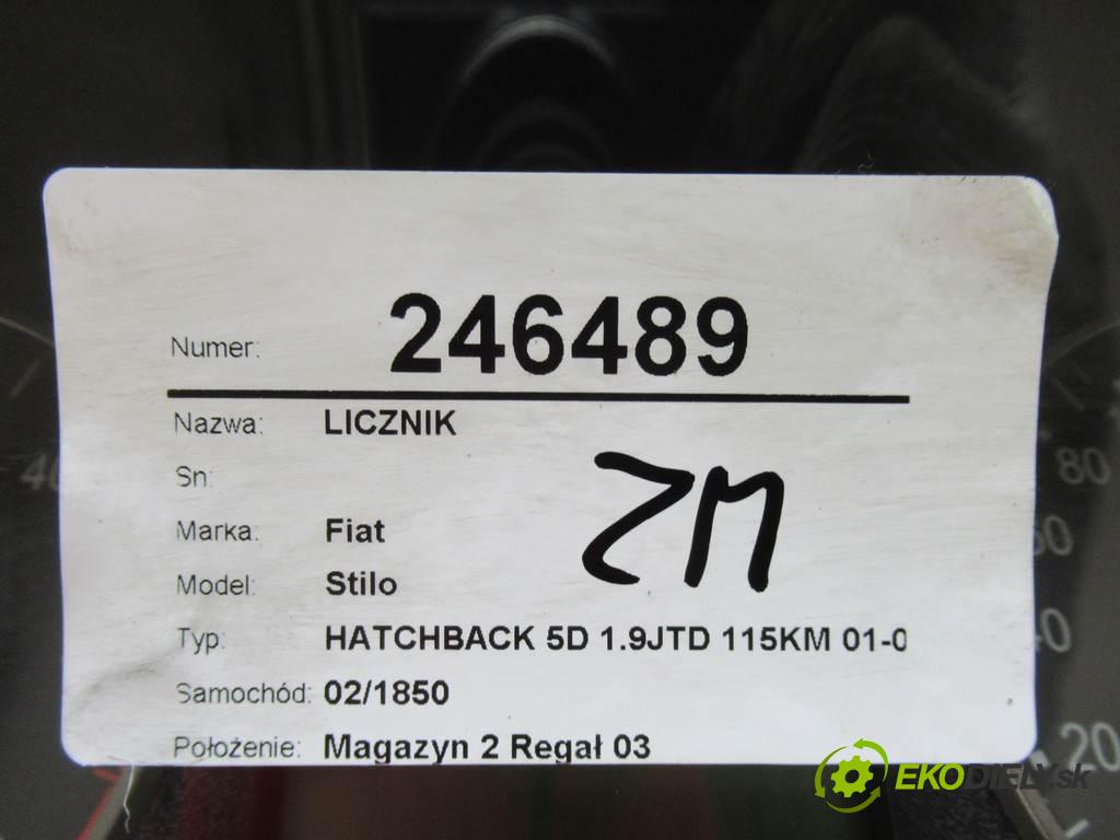 Fiat Stilo  2001 85 kW HATCHBACK 5D 1.9JTD 115KM 01-07 1900 Prístrojovka 46759970 (Prístrojové dosky, displeje)