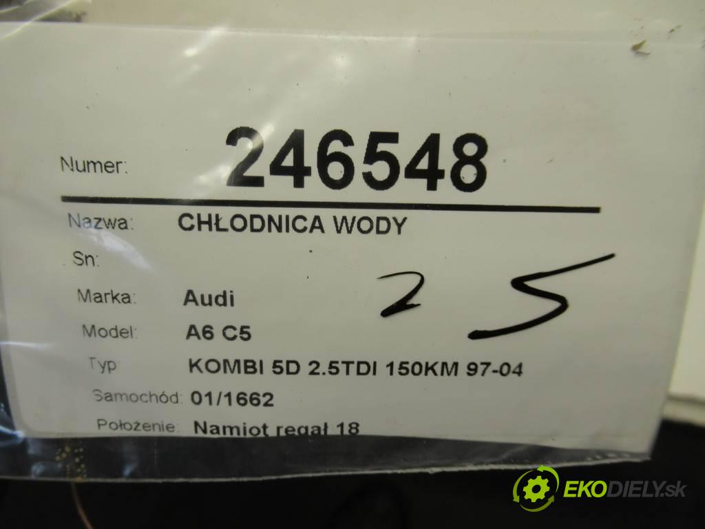 Audi A6 C5  1999  KOMBI 5D 2.5TDI 150KM 97-04 2500 Chladič vody 4B0121251 (Chladiče vody)