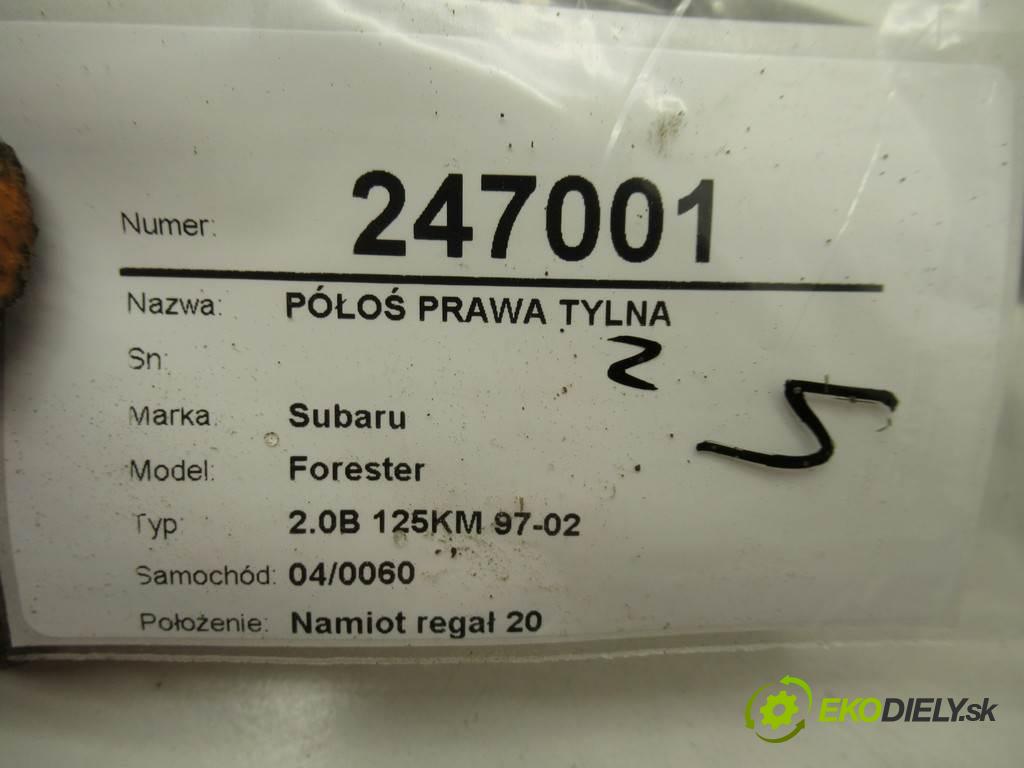 Subaru Forester  1999  2.0B 125KM 97-02 2000 poloos pravá zadní část