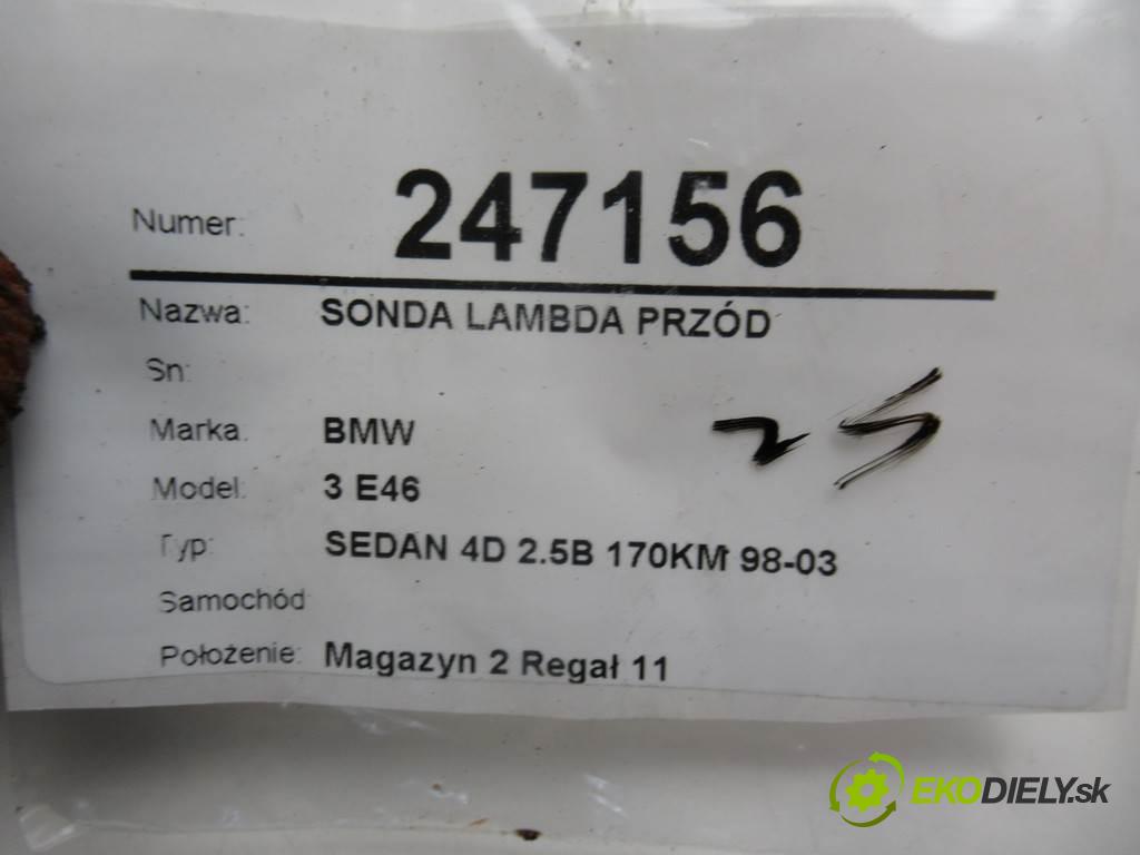 BMW 3 E46    SEDAN 4D 2.5B 170KM 98-03  sonda lambda přední část 0258003477 (Lambda sondy)