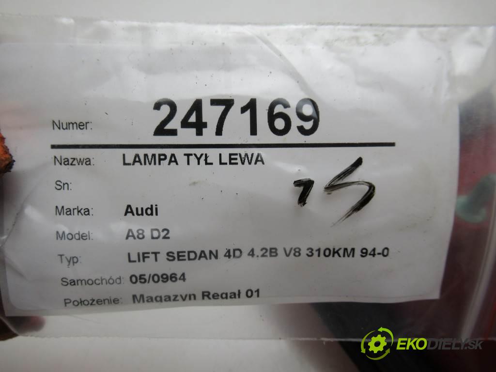 Audi A8 D2  2000  LIFT SEDAN 4D 4.2B V8 310KM 94-02 4200 světlo zadní část levá strana 4D0945095