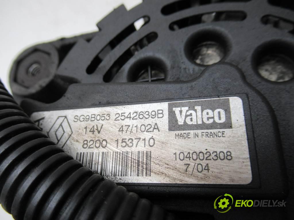 Renault Laguna II  2005  HATCHBACK 5D 1.8B 116KM 01-07 1800 Alternátor 8200153710 (Alternátory)