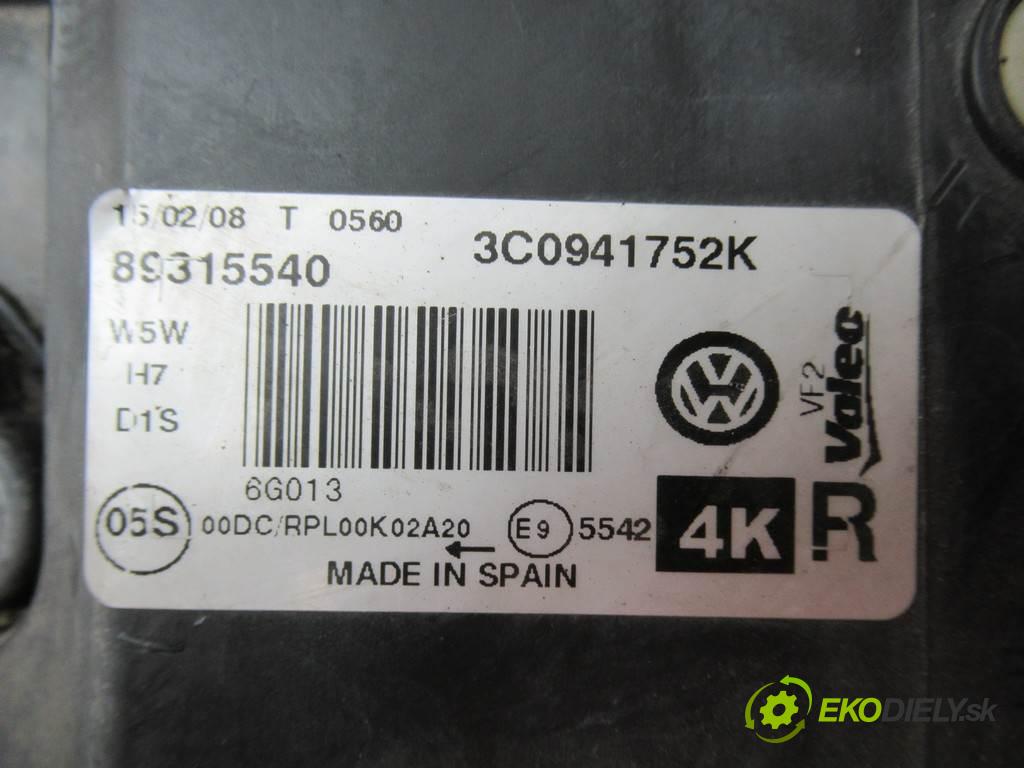 Volkswagen Passat B6    BI-XENON SKRĘTNY  Svetlomet pravy 3C0941752K (Pravé)