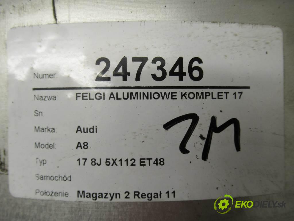 Audi A8    17 8J 5X112 ET48  disky hliníkové - 17  (Hliníkové)