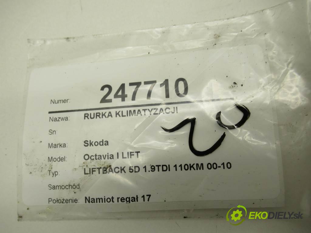 Skoda Octavia I LIFT    LIFTBACK 5D 1.9TDI 110KM 00-10  rúrka klimatizace 1J0820721T (Rozvody klimatizace)