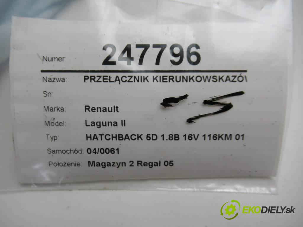 Renault Laguna II    HATCHBACK 5D 1.8B 16V 116KM 01-07 1800 Prepínač smeroviek 8200004642 (Prepínače, spínače, tlačidlá a ovládače kúrenia)