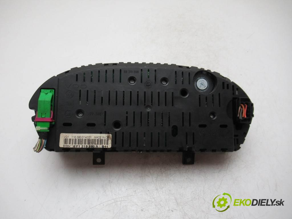 Skoda Fabia  2002  KOMBI 5D 1.9SDI 64KM 99-07 1900 Prístrojovka 6Y1919860A (Prístrojové dosky, displeje)