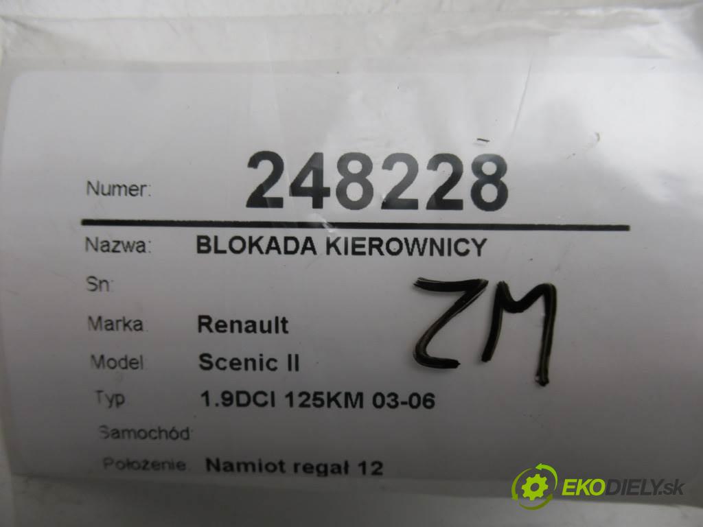 Renault Scenic II    1.9DCI 125KM 03-06  blokáda volantu 8200033233 (Ostatní)