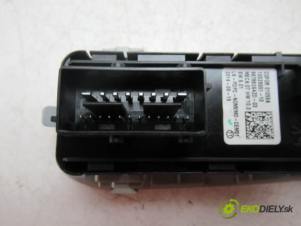 Peugeot 308 II SW    T9 KOMBI 5D 2.0HDI 150KM 13-  Prepínač okien  (Prepínače, spínače, tlačidlá a ovládače kúrenia)