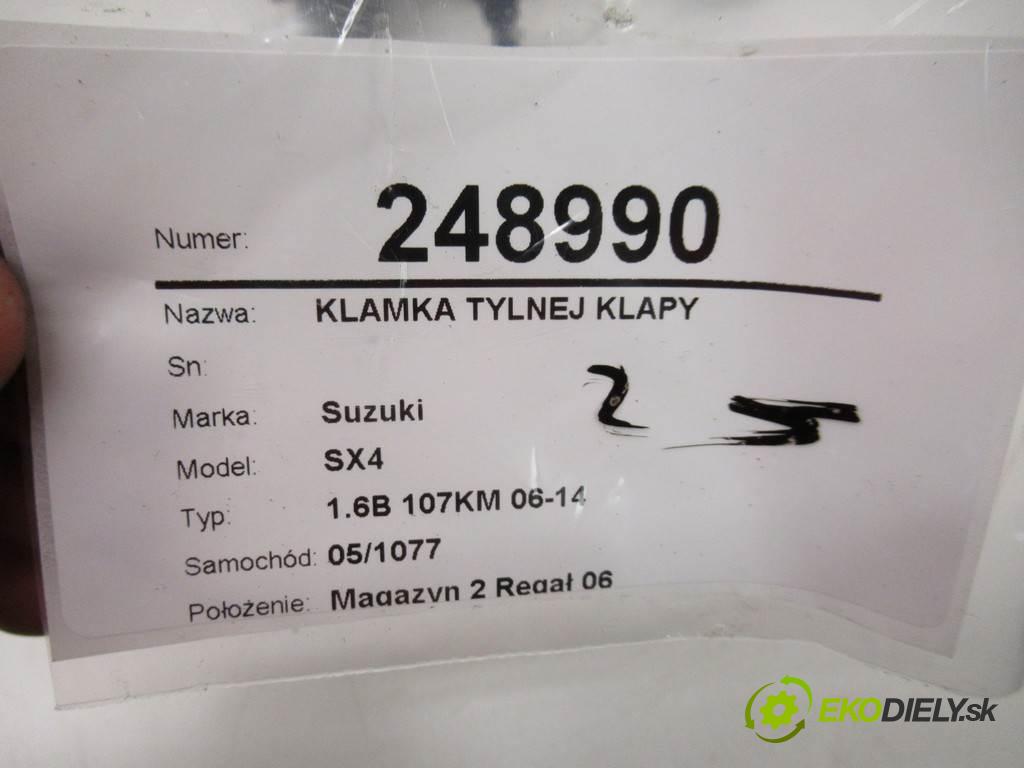 Suzuki SX4  2008 79 kW 1.6B 107KM 06-14 1586 Kľučka zadnej dverí 83942-79J00