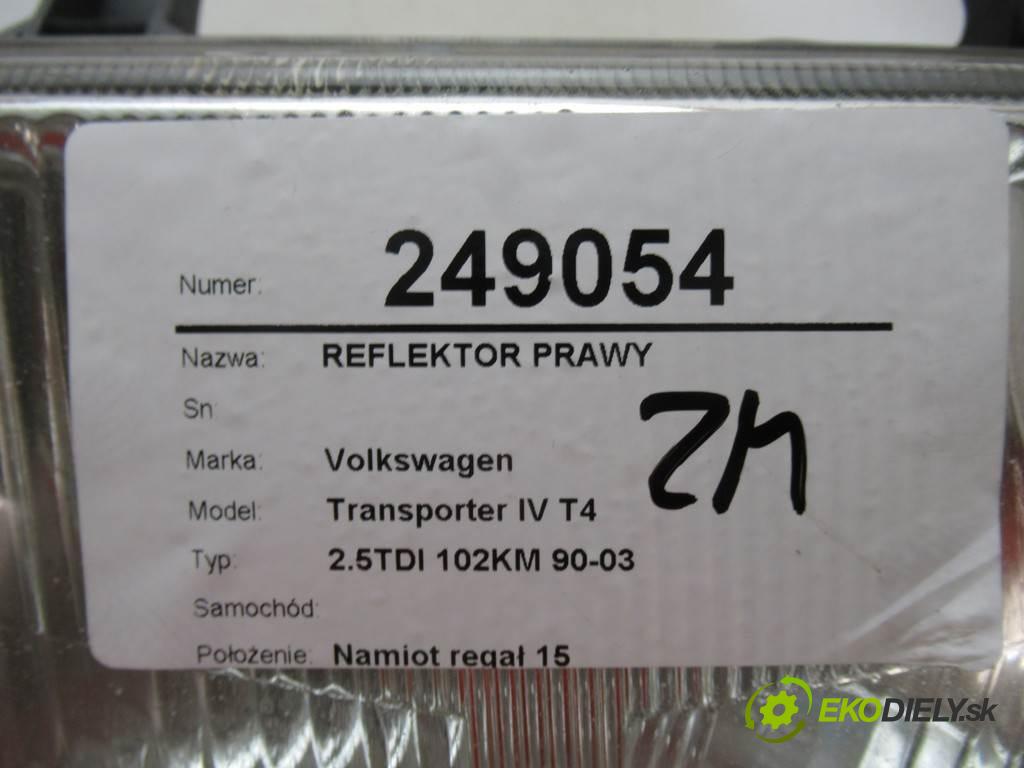 Volkswagen Transporter IV T4    2.5TDI 102KM 90-03  Svetlomet pravy  (Pravé)