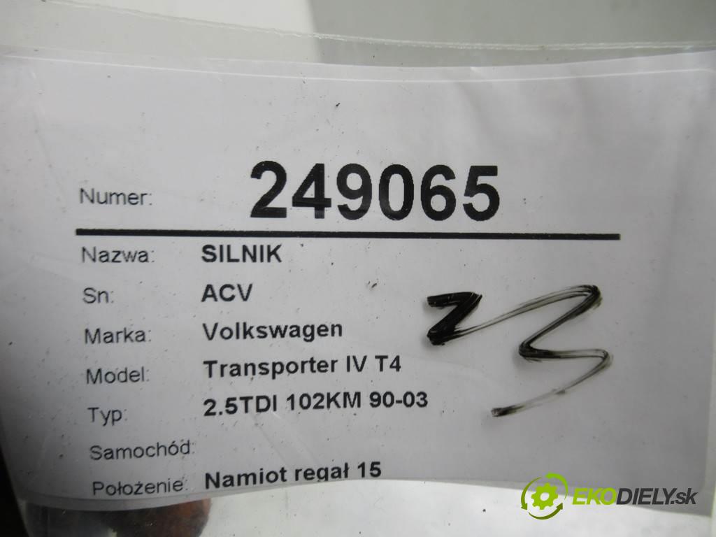 Volkswagen Transporter IV T4    2.5TDI 102KM 90-03  Motor ACV (Motory (kompletné))