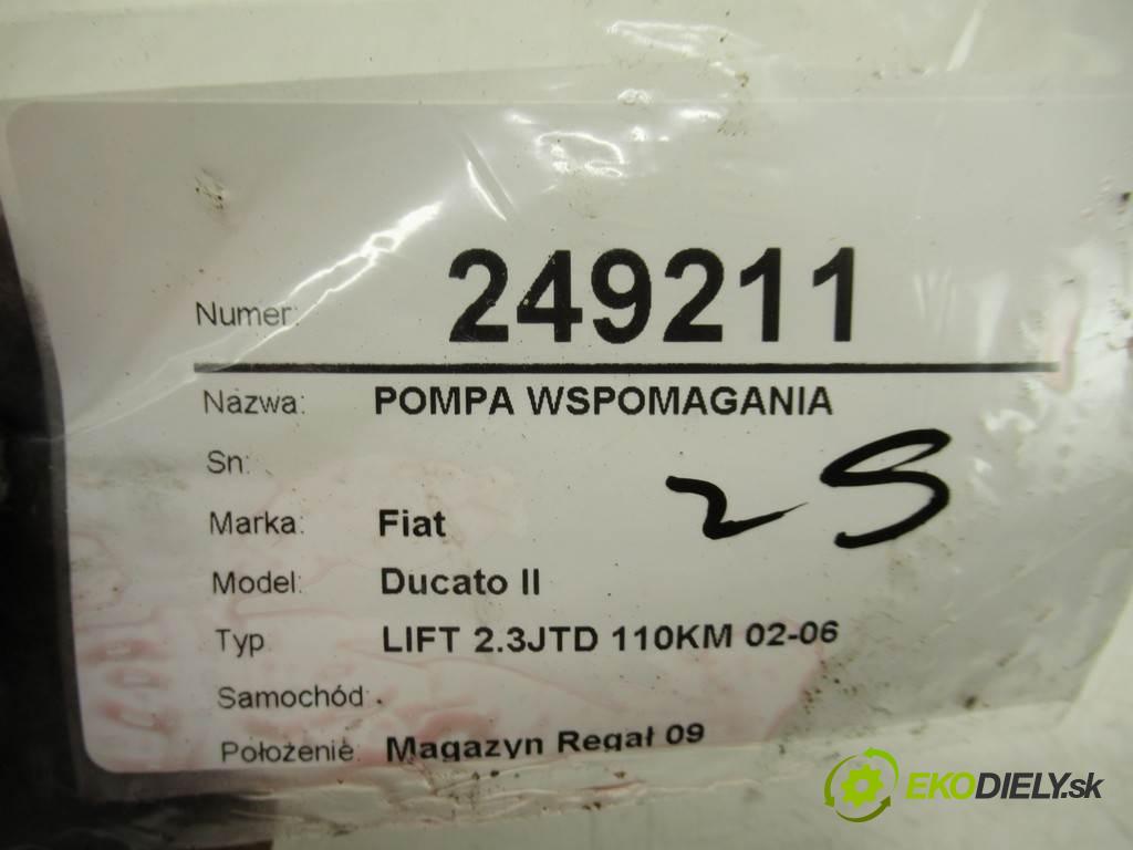 Fiat Ducato II    LIFT 2.3JTD 110KM 02-06  pumpa servočerpadlo 7612955116 (Servočerpadlá, pumpy řízení)